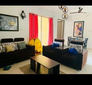 Living Room in 2 BHK Apartment at Goel Ganga Platino, Kharadi – for Rent