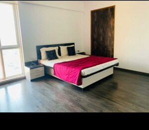 Bedroom in 2 BHK Apartment at Goel Ganga Platino, Kharadi – for Rent