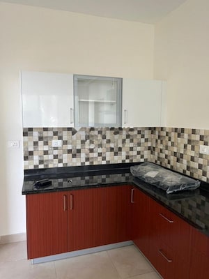 Kitchen in 3.5 BHK Apartment at Prestige Lakeside Habitat, Varthur – for Rent