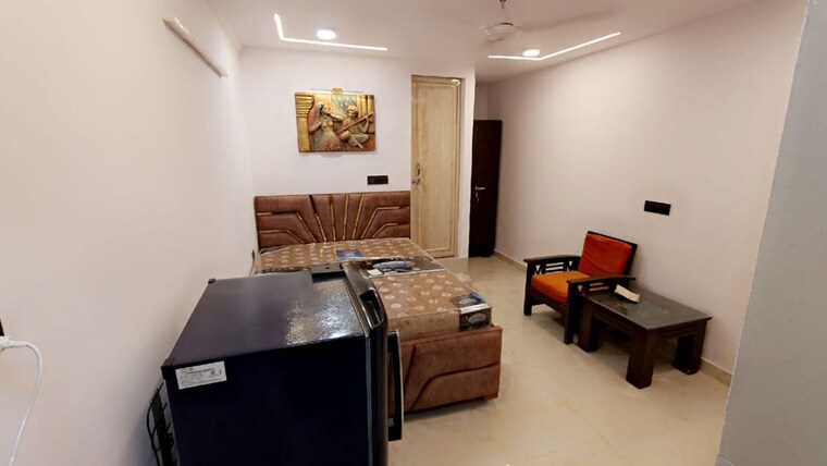 Living Room, lajpat nagar 4 1 RK 500 Sq.Ft. Builder Floor In Lajpat Nagar 4 Delhi 10222754