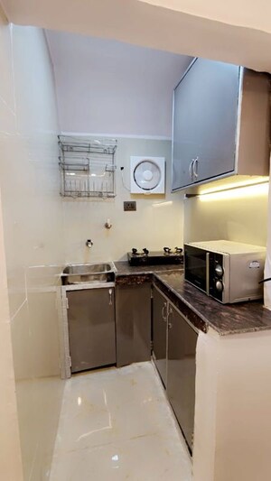 Kitchen in 1 RK Builder Floor at Lajpat Nagar 4 – for Rent
