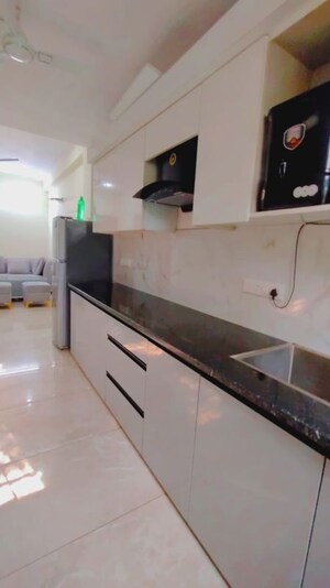 Kitchen in 1 RK Builder Floor at Kohli One Malibu Town, Sector 47 – for Rent