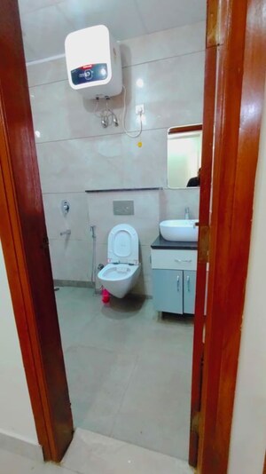 Bathroom in 1 RK Builder Floor at Kohli One Malibu Town, Sector 47 – for Rent