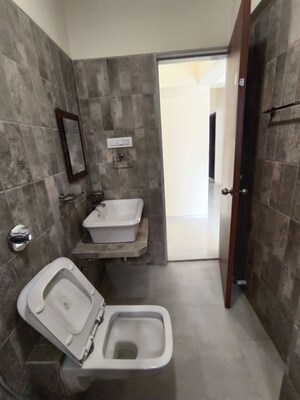 Bathroom in 2 BHK Apartment at BDL Hresa, Chembur – for Rent