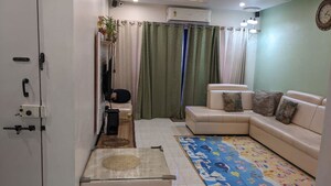 Living Room in 3 BHK Apartment at Rahul Towers, Kothrud – for Rent