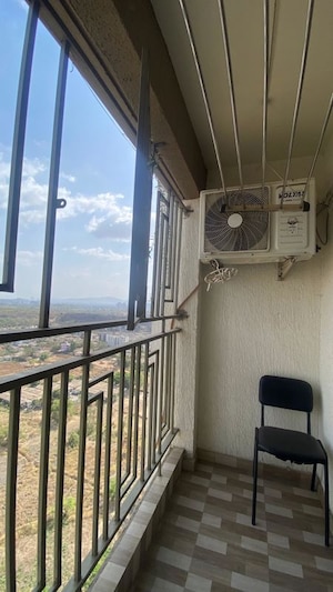 Balcony in 1 BHK Apartment at Regency Anantam, Dombivli East – for Rent