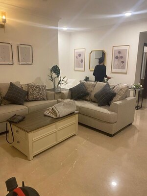 Living Room in 3 BHK Apartment at TVS Emerald Jardin, Singasandra – for Rent