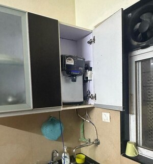 Bathroom in 2 BHK Apartment at Akshar Elementa, Wakad – for Rent