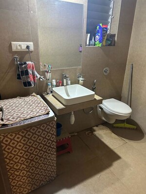 Attached Bathroom in 2 BHK Apartment at Akshar Elementa, Wakad – for Rent