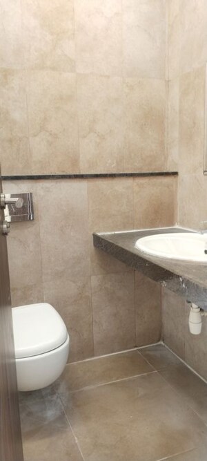 Bathroom in 3 BHK Apartment at Runwal Greens, Mulund West – for Rent