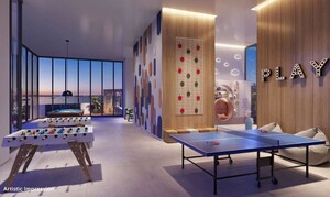 Bedroom in 3 BHK Apartment at Kabra Dvayam, Worli – for Sale