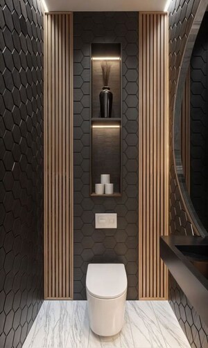 Bathroom in 3 BHK Apartment at Krishnasagara – for Sale