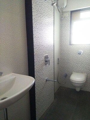 Bathroom in 1 BHK Apartment at GK Sai Radha Complex, Bhandup West – for Sale