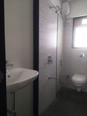 Bathroom in 1 BHK Apartment at GK Sai Radha Complex, Bhandup West – for Sale