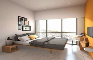 Bedroom in 1 BHK Apartment at Marathon NeoSkies, Utkarsh Nagar – for Sale