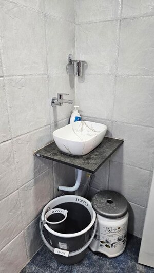 Bathroom in 1 RK Apartment at Royal Palms, Goregaon East – for Rent