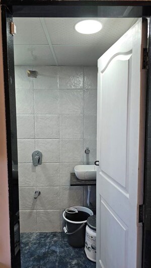 Bathroom in 1 RK Apartment at Royal Palms, Goregaon East – for Rent