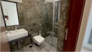 Bathroom in 3 BHK Apartment at Supreme Elenor, Chembur – for Rent