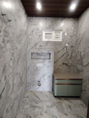 Bathroom in 4 BHK Independent House at Capital Heights Niranjanpur, Gms Road – for Sale