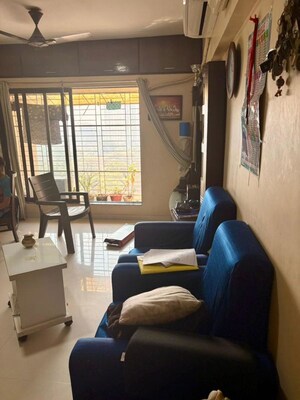 Living Room in 2 BHK Apartment at Parshvanath Hansraj Height, Manpada – for Sale