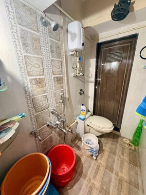 Bathroom in 2 BHK Apartment at Parshvanath Hansraj Height, Manpada – for Sale