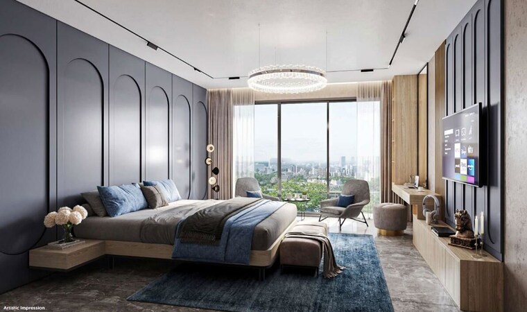 Bedroom, kabra-dvayam 4 Bedroom 2080 Sq.Ft. Apartment In Worli Mumbai 10222845