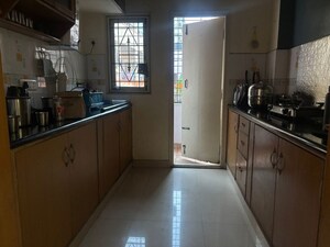 Kitchen in 3 BHK Apartment at Snehanjali Residency, Old Madras Road – for Rent
