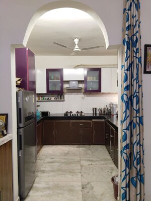 Bathroom in 3 BHK Builder Floor at Mayfield Garden – for Rent