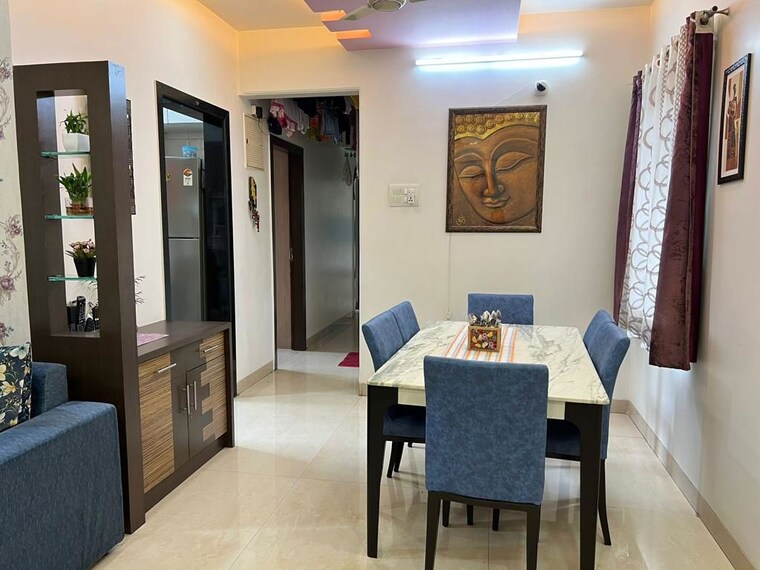 Dining area, asher-residency 3 Bedroom 1050 Sq.Ft. Apartment In Vasant Vihar Thane 10223105