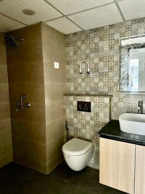 Bathroom in 3 BHK Apartment at Nimbus Express Park View - II, Chi V Greater Noida – for Sale