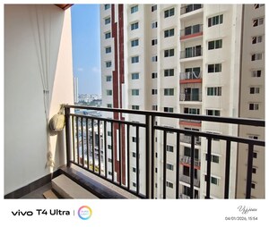 Balcony in 2.5 BHK Apartment at Aparna Zenon, Puppalaguda – for Rent