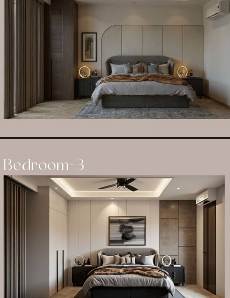Bedroom, malibu town 3 Bedroom 200 Sq.Yd. Builder Floor In Malibu Town Gurgaon 10223165