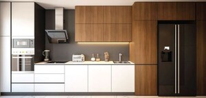 Kitchen in 3 BHK Apartment at Eon One, Prabhadevi – for Sale