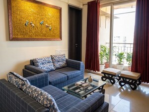 Living Room in 1 BHK Apartment at Mantri Mantri Mystica A Part, Pimple Saudagar – for Rent