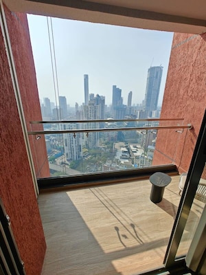 Balcony in 2 BHK Apartment at Lodha Vista, Lower Parel – for Rent