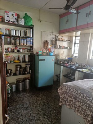 Kitchen in 2 BHK Apartment at Guru Ganesh Nagar Society, Kothrud – for Rent
