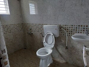 Bathroom in 3 BHK Builder Floor at Mahaveer Edenfield, Electronic City Phase ii – for Rent