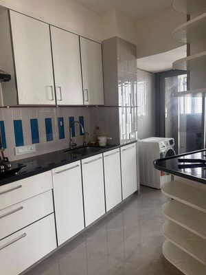 Kitchen in 3 BHK Apartment at Lodha World One, Worli – for Rent