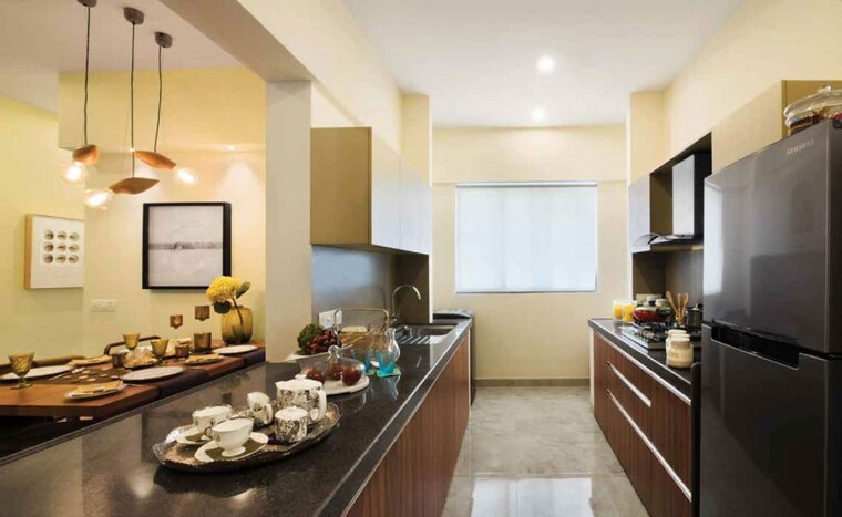 Kitchen, sterling-orchids 2 Bedroom 1345 Sq.Ft. Apartment In Mallampet Hyderabad 10222870