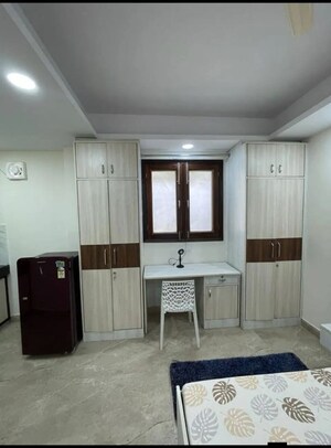 Living Room in 1 RK Builder Floor at Saket – for Rent