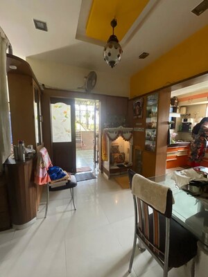 Living Room in 2 BHK Apartment at Sudhir Aakash, Karve Road – for Rent