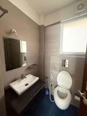 Bathroom in 3 BHK Builder Floor at Saket – for Rent