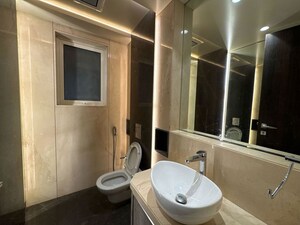 Bathroom in 5 BHK Apartment at Avighna One Avighna Park, Lower Parel – for Rent