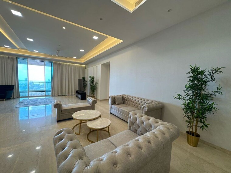 Living Room, avighna-one-avighna-park 5 Bedroom 3000 Sq.Ft. Apartment In Lower Parel Mumbai 10223940