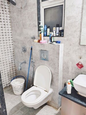 Bathroom in 2 BHK Apartment at Wadgaon Sheri – for Rent