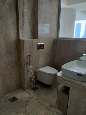 Bathroom in 3 BHK Apartment at Indiabulls Sky Forest, Lower Parel – for Rent