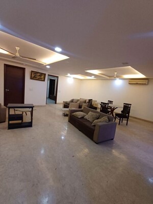 Living Room in 3 BHK Builder Floor at Jasola – for Rent
