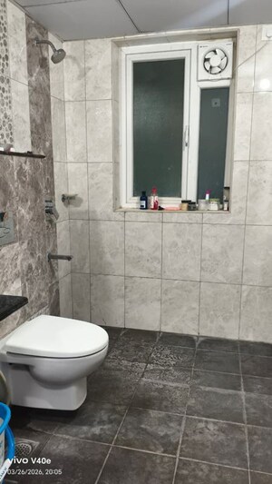 Bathroom in 3 BHK Apartment at Pashmina Waterfront, Old Madras Road – for Rent