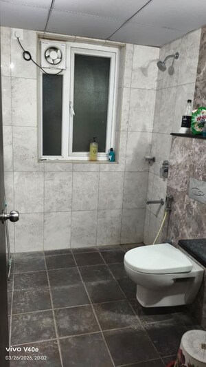 Bathroom in 3 BHK Apartment at Pashmina Waterfront, Old Madras Road – for Rent