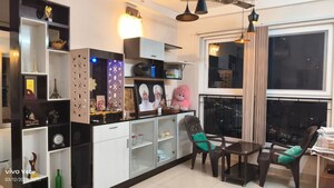 Living Room in 3 BHK Apartment at Pashmina Waterfront, Old Madras Road – for Rent